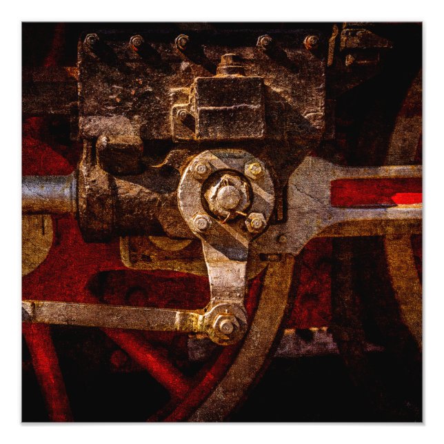 Impression Photo train à vapeur vintage (Devant)