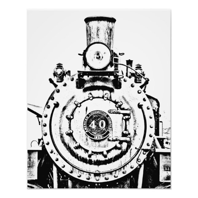 Impression Photo Train de contraste (Devant)