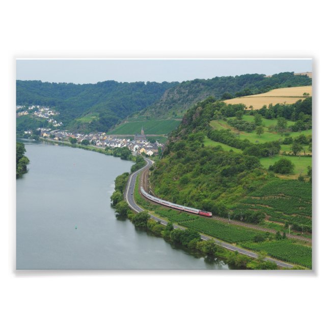 Impression Photo Train de voyageurs près de Löf (Devant)