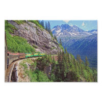 Train historique du Yukon, affiche du Canada