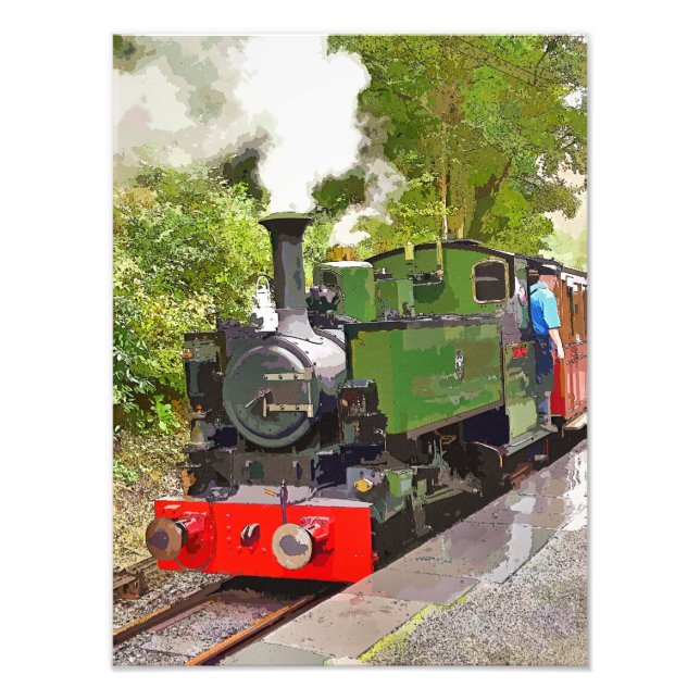 IMPRESSION PHOTO TRAINS À VAPEUR (Devant)