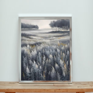Impression Photo Tranquillité en hiver