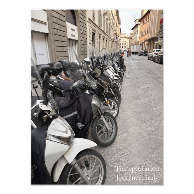 Impression Photo Transport, Florence, Italie (Devant)