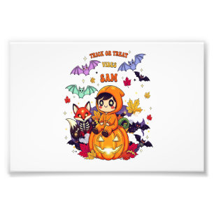 Impression Photo Trick or Treat Halloween Mignon