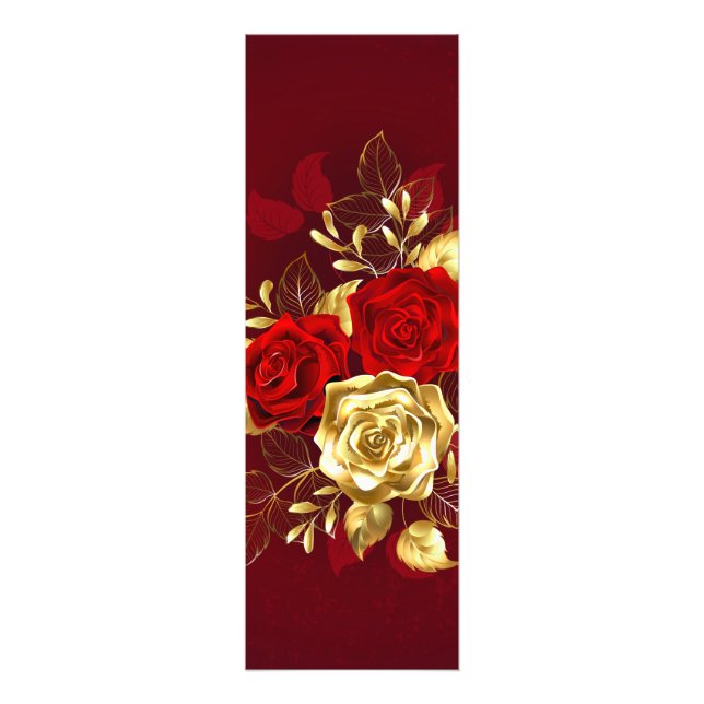 Impression Photo Trois Roses de bijoux (Devant)
