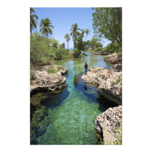Impression Photo Trou de l'Alligator, ville de Black River, Jamaïqu