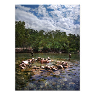 Impression Photo Trou de natation de chien de Barton Creek - Austin