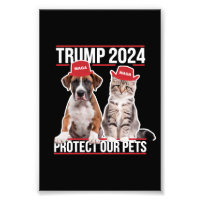 Trump 2024 Protégeons Nos Animaux de Compagnie Cha