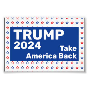 Impression Photo Trump 2024 : Reprendre l'Amérique