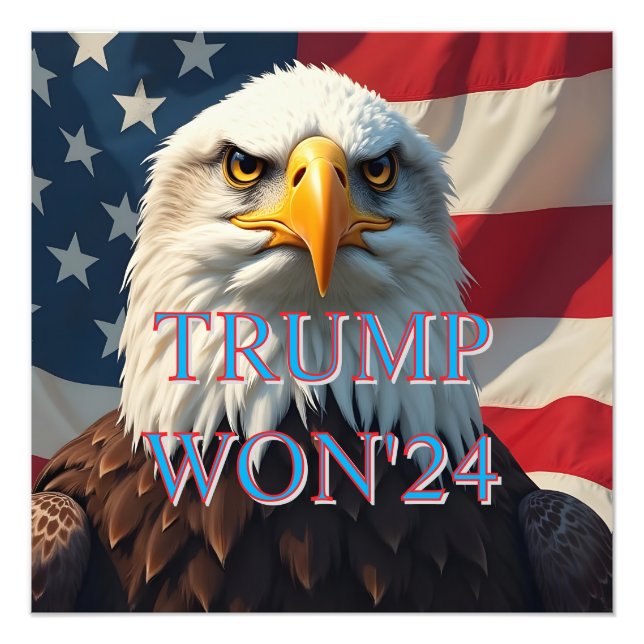 IMPRESSION PHOTO TRUMP GAGNE 2024 (Devant)