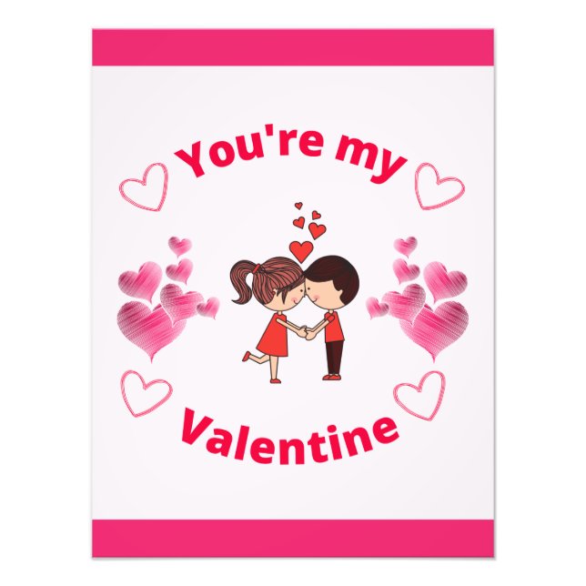 Impression Photo Tu es ma Saint Valentin (Devant)