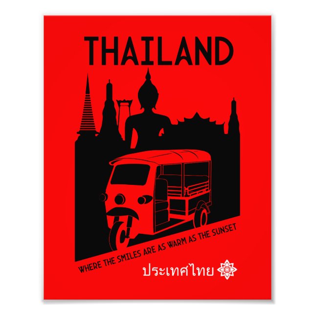 Impression Photo Tuk Tuk Thaïlande (Devant)
