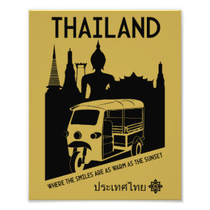 Impression Photo Tuk Tuk Thaïlande