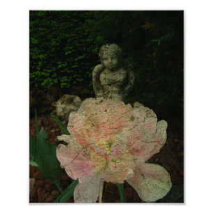 Impression Photo Tulip and Cherub