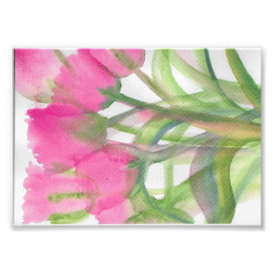 Impression Photo Tulipe rose