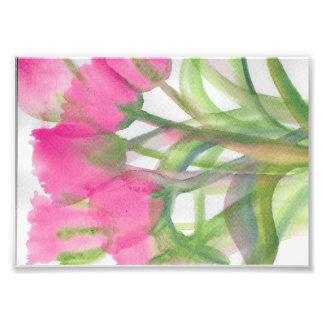 Impression Photo Tulipe rose