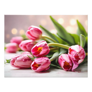Impression Photo Tulipes de printemps pour la Saint Valentin
