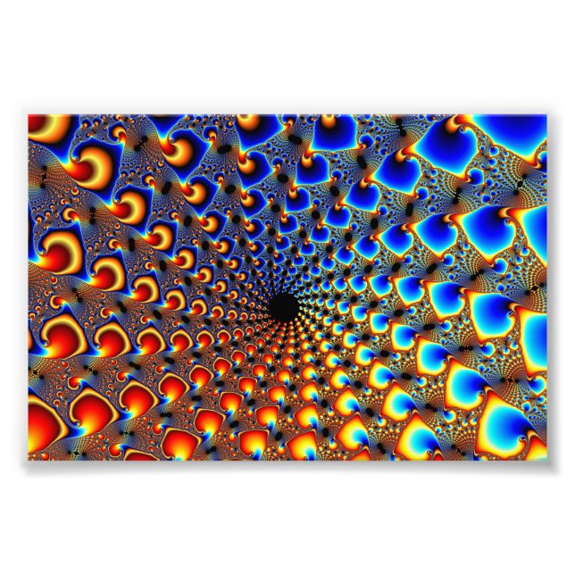 Impression Photo Tunel - Art Fractal (Devant)