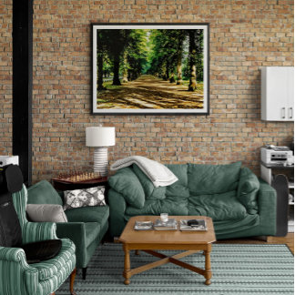 Impression Photo Tunnel arboré de l'automne