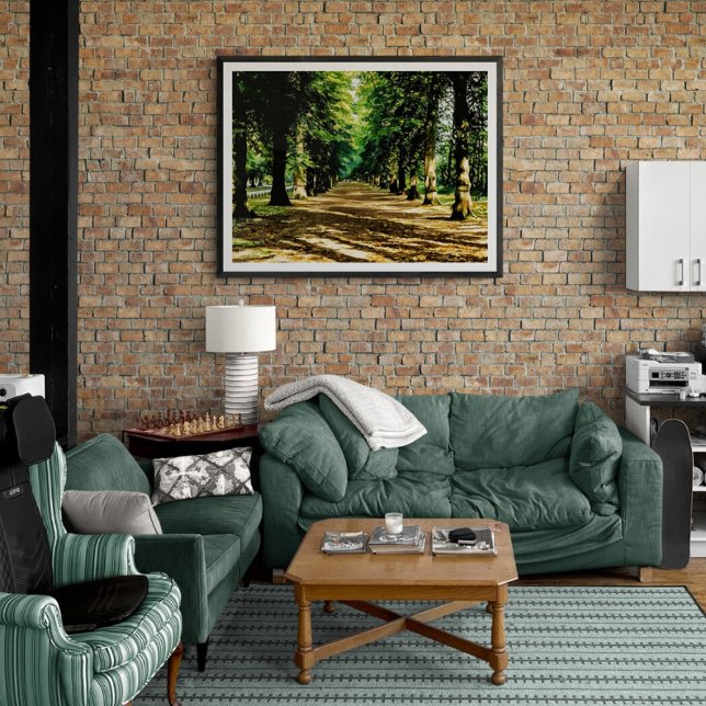 Impression Photo Tunnel arboré de l'automne (Créateur téléchargé)