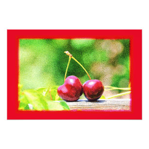 Impression Photo "Two Cherries Fruit" Belle Photo. Commandez dès ma
