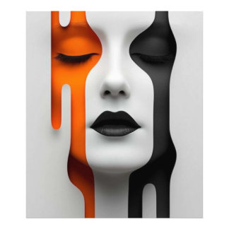 Impression Photo Two-Tone Face