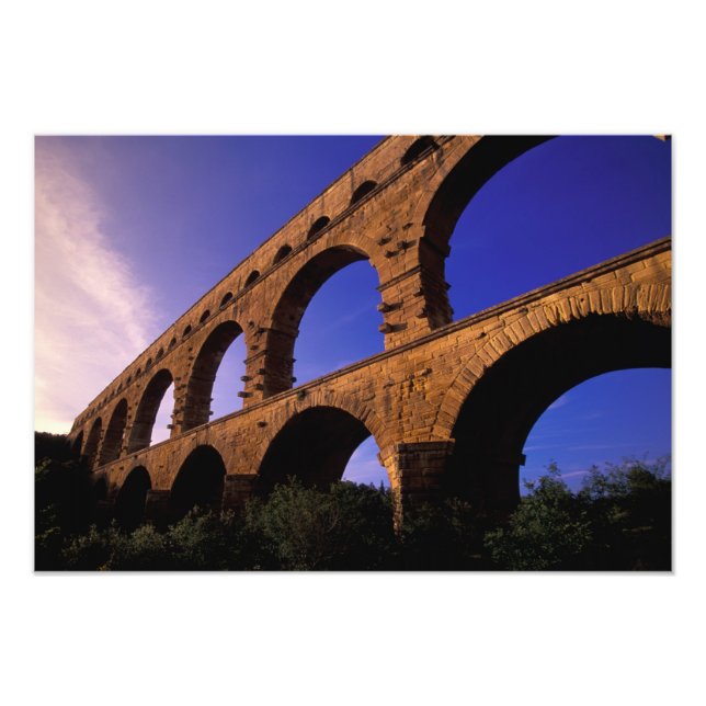 Impression Photo UE, France, Provence, Gard, Pont du Gard. 2 (Devant)