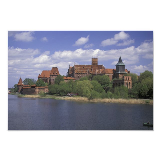 Impression Photo UE, Pologne, Poméranie, Malbork. L'Europe (Devant)