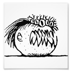 Impression Photo Ugly fantasy monstre drawing