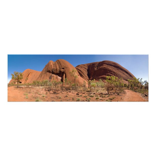 Impression Photo Uluru Ayers Rock Close Panorama (Devant)