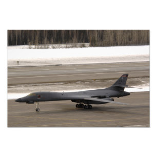 Impression Photo Un B-1B Lancer effectue un contact - et - va
