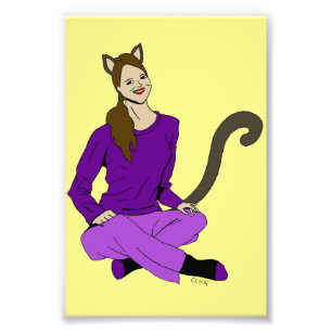 Impression Photo un catgirl