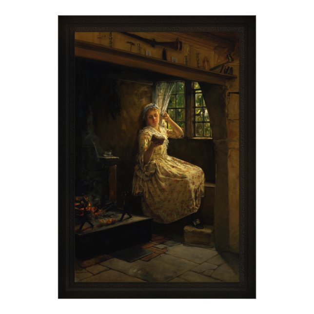 Impression Photo Un coin cosey par Frank Millet (Devant)