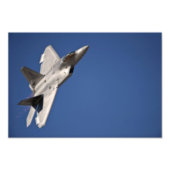Impression Photo Un F-22 Raptor (Devant)