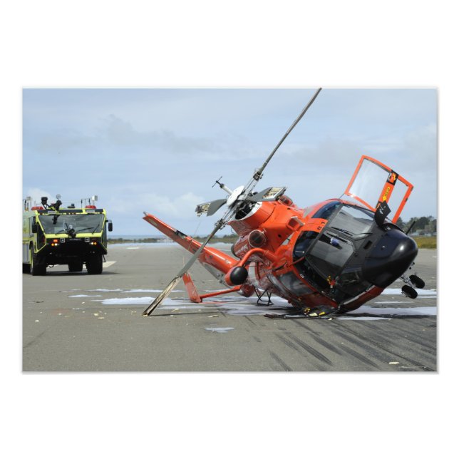 Impression Photo Un hélicoptère Dolphin MH-65 de la Garde côtière a (Devant)