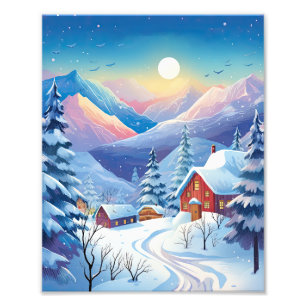 Impression Photo Un matin neigeux