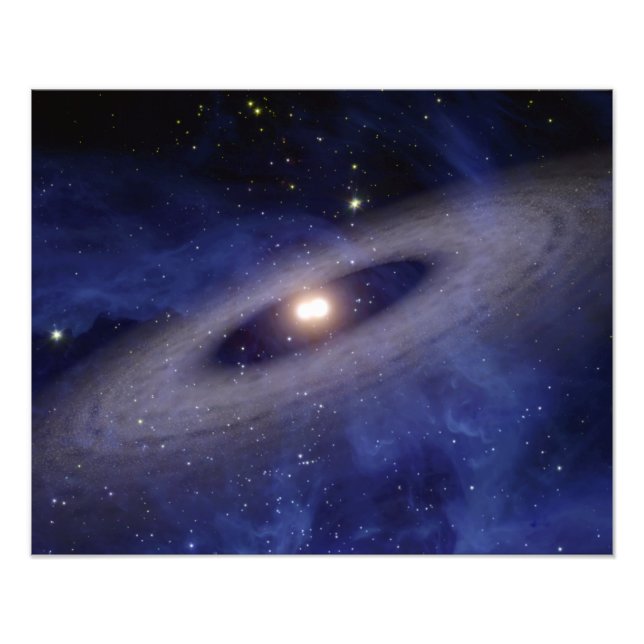 Impression Photo Un système solaire éloigné (Devant)