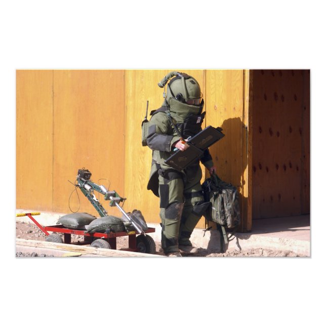 Impression Photo Un technicien (Devant)