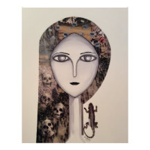 Un visage entre les mondes