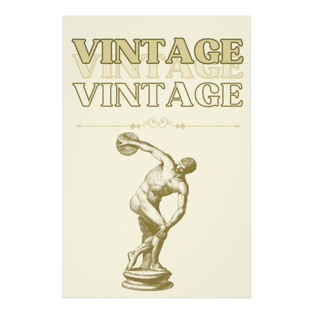 Impression Photo Un voyage à travers l'esthétique Vintage (Devant)