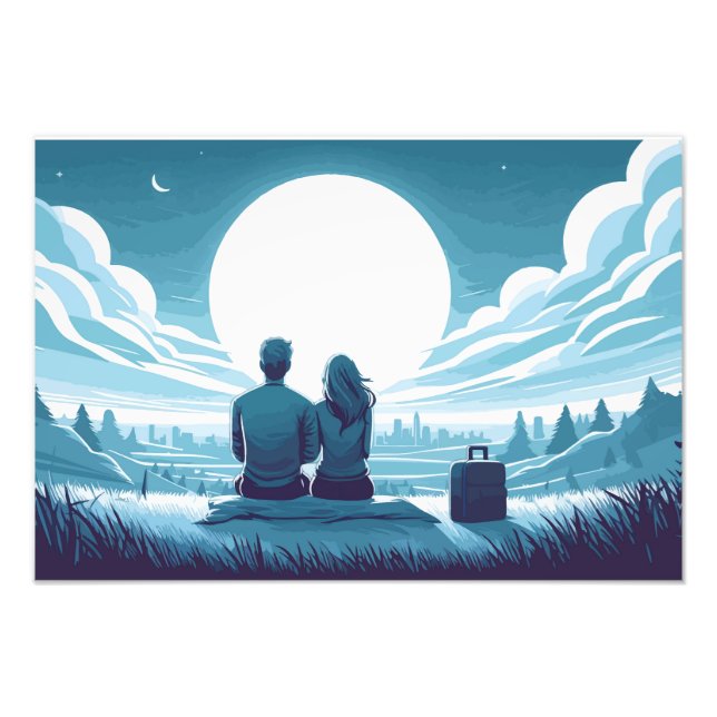 Impression Photo under the same moon (Devant)