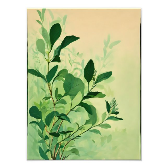 Impression Photo Une aquarelle transparente (Devant)