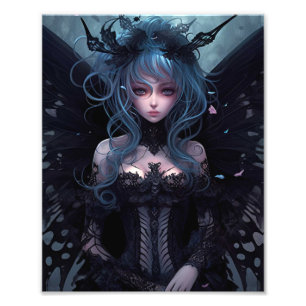 Impression Photo Une confusion d'ailes Fée papillon Art