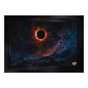 Impression Photo Une éclipse solaire époustouflante Art AI par Xzen