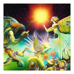 Impression Photo Une époque de peinture à l'huile repensée