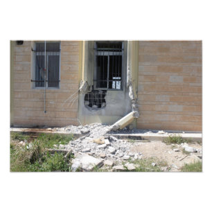 Impression Photo Une grenade à fusée propulsée