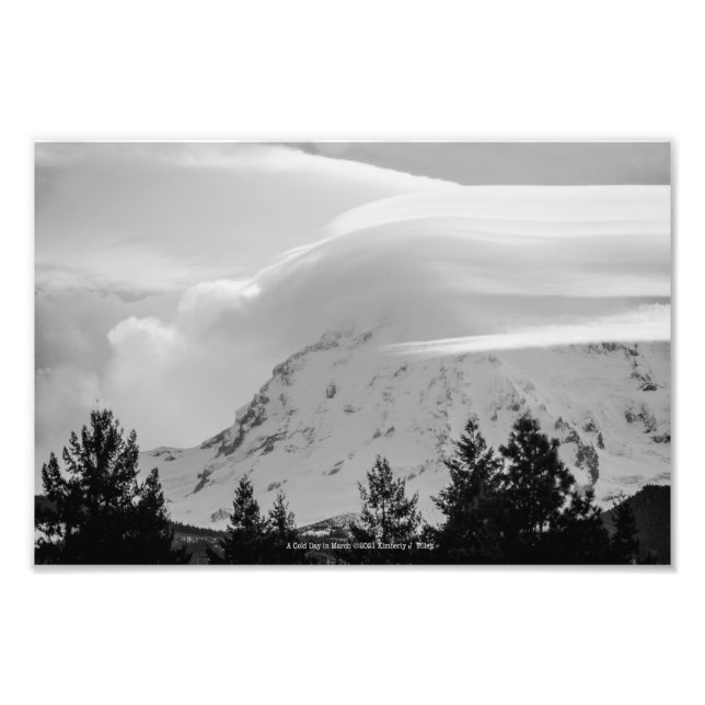 Impression Photo Une journée froide en mars (Devant)