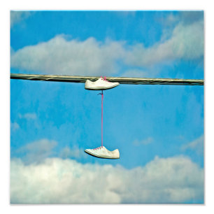 Impression Photo Une marche dans les nuages