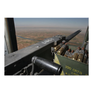 Impression Photo Une mitrailleuse de calibre 50