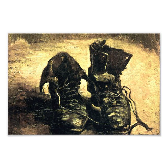 Impression Photo Une paire de chaussures - Van Gogh (Devant)